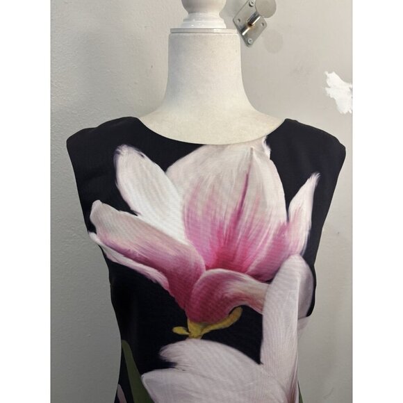 TED BAKER DALYN Magnolia Stripe Textured Dress Women Size 1 - Picture 2 of 16